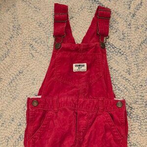 OshKosh B'gosh Red overalls - size 4T